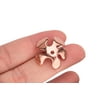 Abstract Petal Beads Cap Copper-Plated Size: 25x8mm
