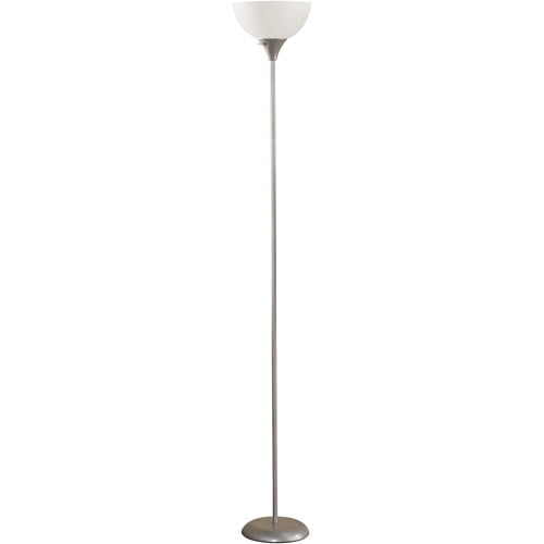 Mainstays Silver Floor Lamp with CFL Bulb, HWF1171SLVCA
