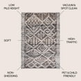 thumbnail image 4 of JONATHAN Y MOROCCAN HYPE 5 x 8 Area Rug, Tayri Tribal Geometric - Brown/Ivory, MOH501A-5, 4 of 10