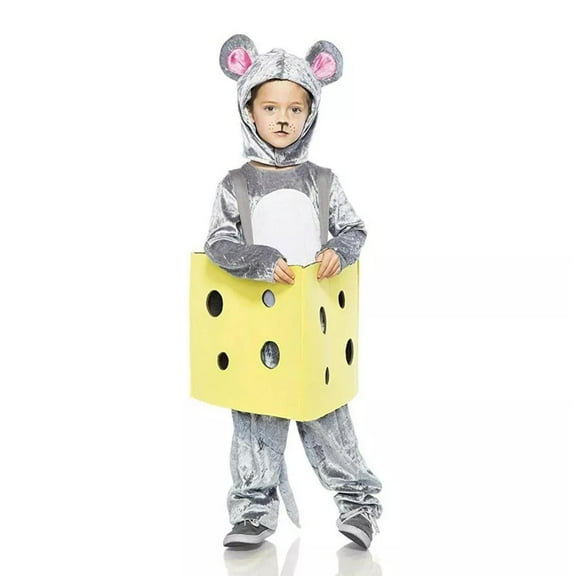Seeing Red Mouse in Cheese Child Costume - Small Unisex