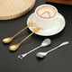 thumbnail image 5 of 4pcs Cucharas de Café, Cucharas de Té Corazón/Ala de Acero Inoxidable 304, Cucharas Pequeñas Lindas para Revolver Espresso, Utensilios de Mesa para Café en Bar, Postres, Fiesta de Té, Plateado, 5 of 6