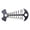 Black, variant on Windproof Fishbone Deck Anchors Peg Spring Guyline Tensioner Cord Adjuster Deck Planks Board Tent Stake Enduring
