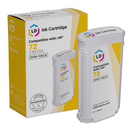 LD Products Remanufactured Replacement for 72/C9373A High Yield Yellow Cartridge