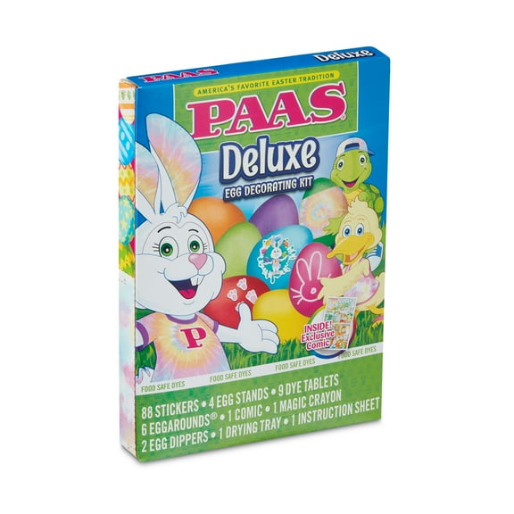 PAAS Egg Decorating and Dye Kit, Deluxe, 1 Kit, Multi-Color