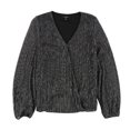 thumbnail image 1 of Alfani Blouse à Enfiler Scintillante pour Femmes, Noir, Moyen, 1 of 2