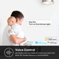 thumbnail image 2 of Interruptor de luz inteligente Kasa KS200 Apple HomeKit 600 W blanco, 2 of 5