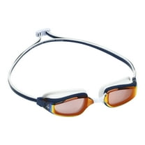 Aqua Sphere Fastlane Adult Swim Goggle - Red Titanium-Mirror Lens, Navy Blue   Red Frame, One Size (EP2940406LMR) C30