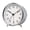 Silver, variant on Yihuala Metal Creative Alarm Clock Small Mute Alarm Clocks Bedside Electronic Round Number Desk Table Home Decoration Clock