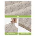 thumbnail image 4 of Beige Pink Floral Bar Stool Covers Set of 6, Spring Flowers Stretch Washable Bar Chair Covers with Backs, Removable Pub Counter Height Chair Cover for Kitchen Dining Room Cafe Farmhouse Botanical, 4 of 7