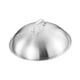 thumbnail image 5 of 316 Tapa de acero de acero inoxidable cubierta redonda de wok a prueba de óxido para lavavajillas de servicio pesado o tapa de la tapa de la 28 cm de diámetro exterior, 5 of 8