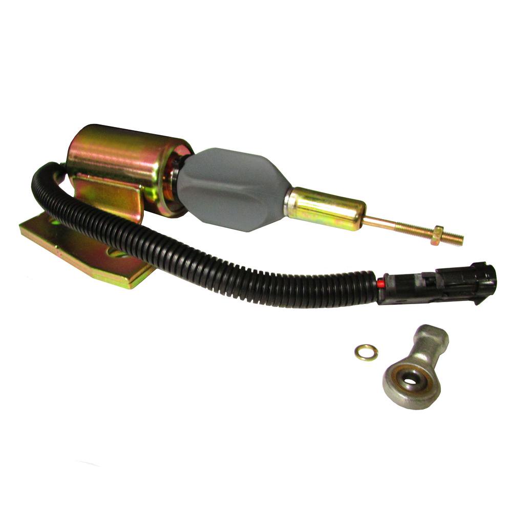 Fuel Shutoff Solenoid for Case Skid Steer 1840 1845C 75XT 90XT Replaces J932529