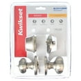 thumbnail image 2 of Kwikset 690 Cove Keyed Entry Knob and Sgl Cyl Deadbolt Combo Pack in SN, 2 of 7