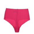 thumbnail image 2 of B Tempt'd Women's Thong High Waist Seamless Solid Pink S New, 2 of 2