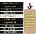 thumbnail image 3 of 10 Pieces Birthday Sash for Women Birthday Party Supplies Happy Birthday Sash for Girls Birthday Queen Sash Gold Birthday Party Favors, 2 Colors (Blac, 3 of 5