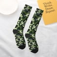 thumbnail image 6 of Army Camouflage Knee High Socks for Women Long Leg Warmers Socks, 6 of 7