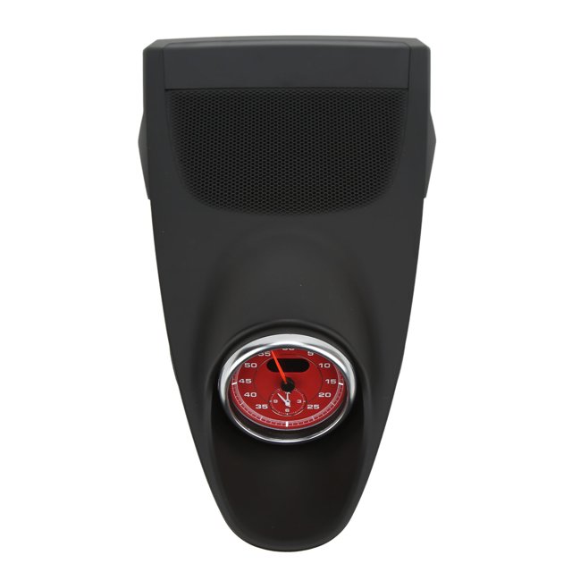 Vehicle Clock,Black Center Dashboard Clock Instrument Panel Stopwatch Dashboard Clock Cover Revolutionary Design