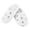 White, variant on CTM Strawberry Print Fur Slippers (Women)