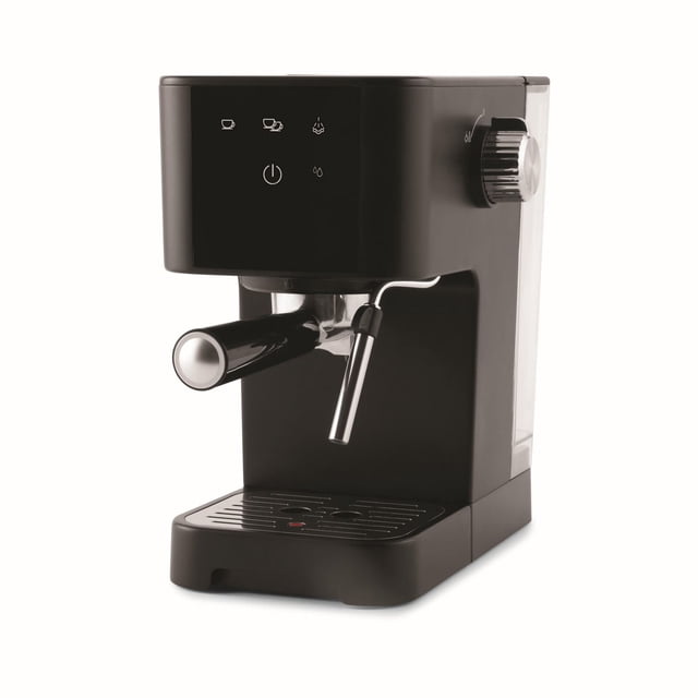 Machine à expresso à écran tactile Mainstays avec buse vapeur, pompe 15 bars, noire