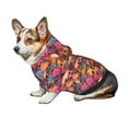 thumbnail image 7 of Haiem Skull blue daisy flower for Winter Dog Hoodie Sweatshirts with Pockets Warm Dog Clothes for Small Dogs Chihuahua-Medium, 7 of 7