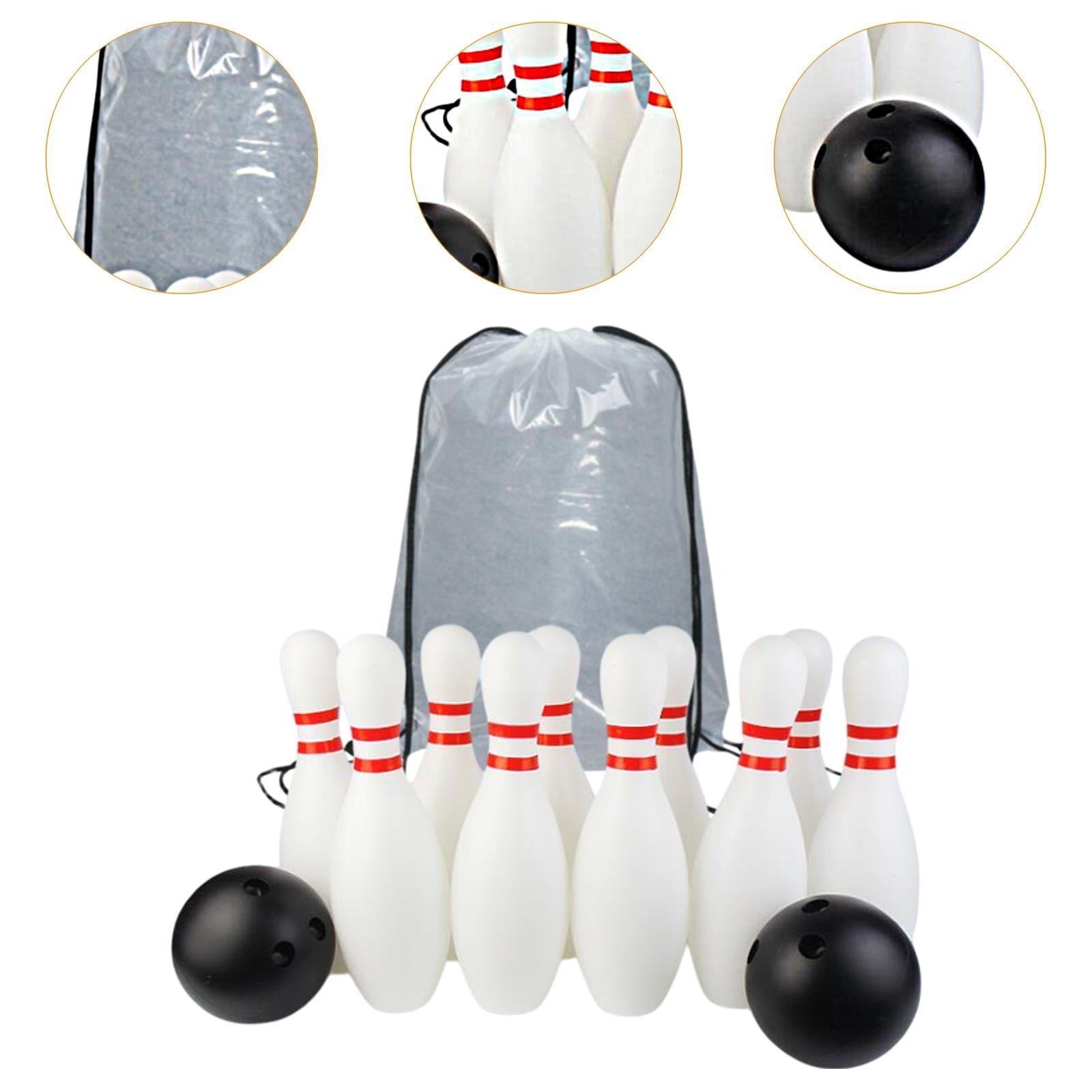 Juego De Bolos Para Niños De 16 Cm Con Bolsa De Almacenamiento – Incluye 10 Bolos Y 2 Pelotas, Ideal Para Interior Y Exterior