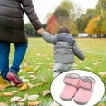 thumbnail image 5 of Winter Warm Infant Newborn Crib Sock Shoes First Walkers-pink-13 yards, 5 of 5