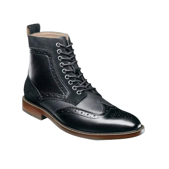 Stacy Adams Men's Finnegan Wingtip Boot Fashion 009-7.5