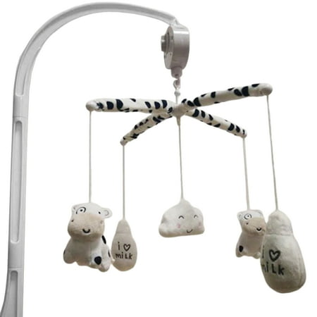 

Sorrowso Baby Crib Musical Mobile Rattles Plush Pendants Toy Bed Bell Wind Chimes Kids Room Hanging Decoration