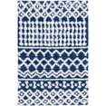 thumbnail image 2 of Mark&Day Area Rugs, 7x9 Carter Global Shag Dark Blue Area Rug, Navy White Carpet for Living Room, Bedroom or Kitchen (6'7" x 9'6"), 2 of 6