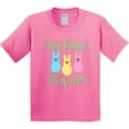 thumbnail image 3 of Inktastic Funny Easter Just Chillin' with My Peeps Youth T-Shirt, 3 of 5