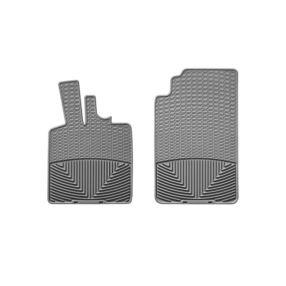 WeatherTech All-Weather Floor Mats compatible with 2008-2011 smart fortwo - 1st Row (Driver & Passenger), Grey