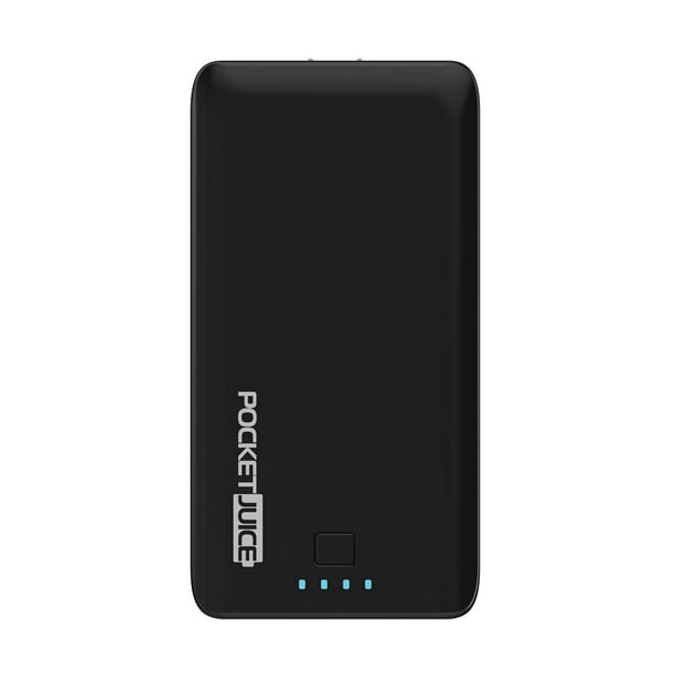 Tzumi Pocket Juice Slim 12,000mAh Solo Portable Charger, Black