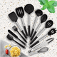 thumbnail image 3 of Juego De Utensilios Para Cocina 34 Pzs Negro con Plata, 3 of 3