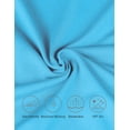 thumbnail image 3 of Baleaf Women's Hiking Long Sleeve Shirts with Face Cover Neck Gaiter UPF 50+ Lightweight Quick Dry SPF Fishing Running Hoddie Blue Size L, 3 of 7