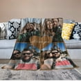 thumbnail image 3 of Fathers Day Personalised Gifts from Daughter Son-Custom Blanket with Photo Text-Customised Blankets-Multiple Colors Sizes Soft Flannel Blankets-Gifts for Dad Mum Grandma Grandfather, 3 of 6