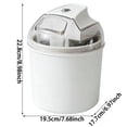 thumbnail image 3 of Outdor Automatic Ice Maker Machine For Home Use With Digital Timer Dessert Maker Easy Clean Self Compressor, 3 of 5