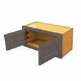 thumbnail image 7 of Maplevilles Cabinetry W361524 Inset 36" Wide X 15" Tall Double Door Wall Cabinet - White, 7 of 7