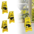 thumbnail image 2 of KWHOME 3PCS Cat Vomit Caution Sign, Floor Standing, Funny Cat Sign Decor, Mini Cat Vomit Caution Sign for Cat Decor Funny Gag Gifts, Pet Caution Sign, Cat Decorations and Cat Gifts for Cat Lovers, 2 of 8