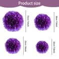 thumbnail image 3 of destyer Paper flower ball purple 7105, 3 of 9