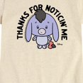thumbnail image 2 of Winnie the Pooh - Eeyore Thanks For Noticin' Me - Toddler Girls Fitted Short Sleeve T-Shirt, 2 of 4