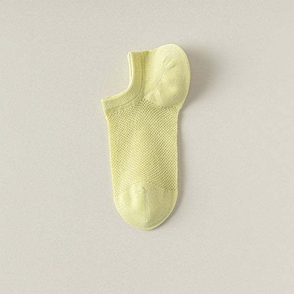 HuangHuanChen No Show Socks Candy Colored Socks Boneless Boat Socks Summer Mint Green