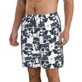 thumbnail image 2 of Cauagu Cartoon Raccoon Print Men's Swim Trunks,Hawaiian Bathing Suit Swimsuits Beach Shorts with Pockets for Men Quick Dry Swimming Board Shorts-XX-Large, 2 of 6