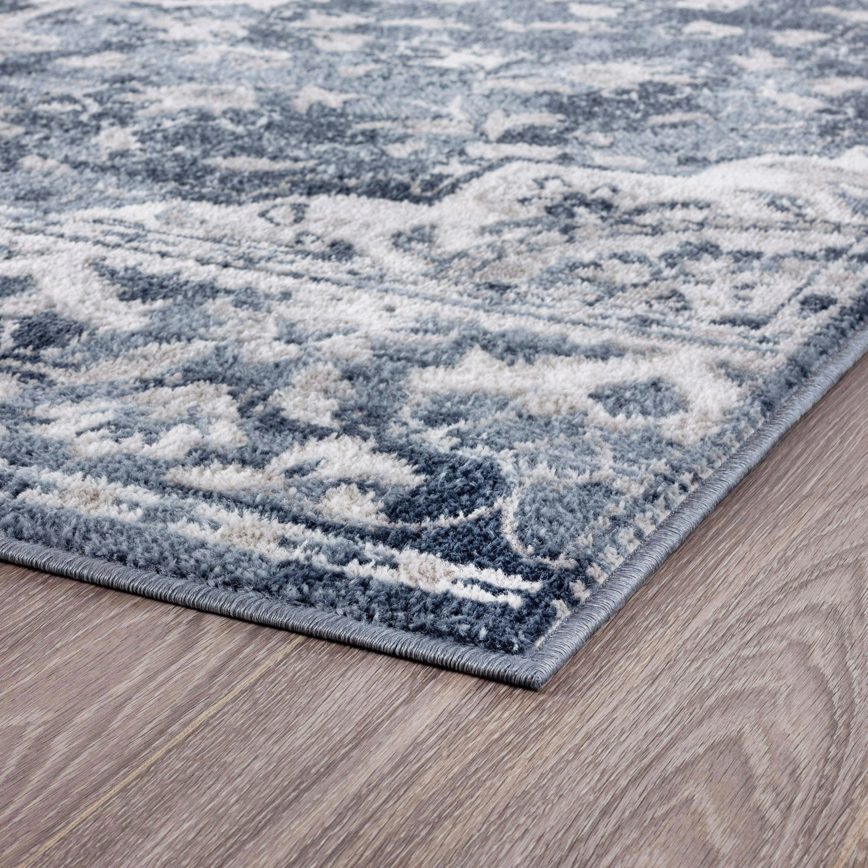 9x12 Modern Blue Large Area Rugs for Living Room | Bedroom Rug | Dining Room Rug | Indoor Entry or Entryway Rug | Kitchen Rug | Alfombras para Salas 8'9'' x 12'2''