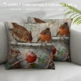 thumbnail image 3 of Christmas Pillow Cover Throw Pillow Case Christmas Decorations Xmas Decoraciones Bird Home Decor for Sofa Livingroom Couch, 3 of 5