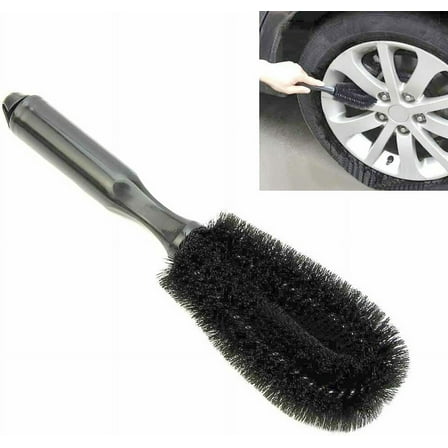 Auto Car Deluxe Wheel & Rim Brush Interior Exterior Soft Bristles Car Care