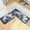Adorable Wolf in Night, variant on Dailycode 2 Pcs Kitchen Rug Set Non Slip Absorbent Soft Floor Mats for Kitchen Bathroom Wolf with Girl in Forest 19.7"x27.6"+19.7"x47.2"