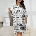 thumbnail image 2 of Retirement Apparel Sleepshirts For Sleeping Travels Loose Sleepdress Pajama Dress Soft Nightdress Sleepwear, 2 of 7