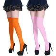 thumbnail image 5 of Women Girls Thigh High Over Knee Socks Sexy Lace Fishnet Stockings Long Socks, 5 of 19