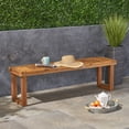 thumbnail image 2 of Christopher Knight Home Nestor Outdoor Acacia Wood Bench by Chirstopher Knight Home, 2 of 5