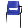 thumbnail image 6 of Flash Furniture Blue Ergonomic Shell Chair with Left Handed Flip-Up Tablet Arm, 6 of 6