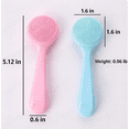 thumbnail image 3 of Facial Cleansing Brush Face Scrubber - Deep Cleansing Exfoliating Tool for Blackhead Removal, Gentle Skin Care Massager, Handheld Face Wash Brush for Men Women Home Use, 5.12 inch, 3 of 5